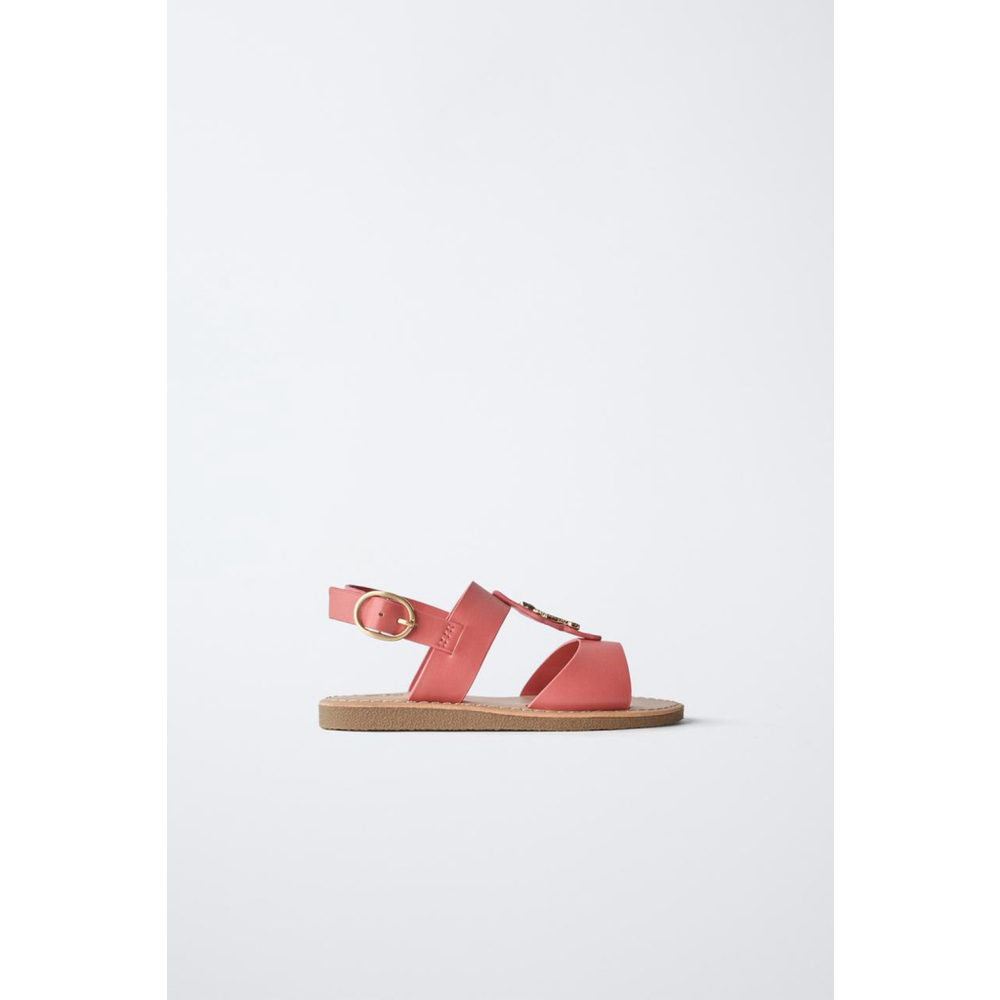 Zara Baby Detail Sandals Size 8US 24 EU - Picture 3 of 6